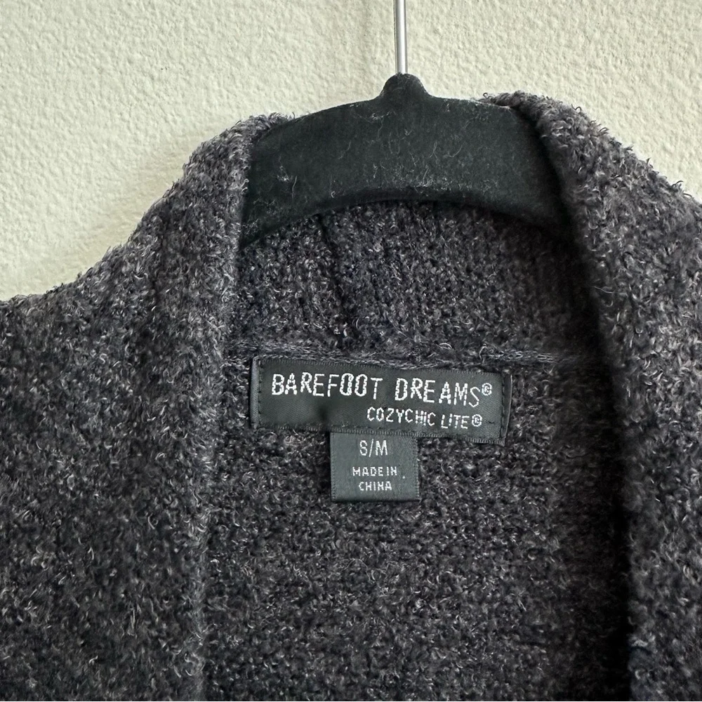 BAREFOOT DREAMS CozyChic Lite Island Wrap Grey Small Medium - Picture 6 of 13